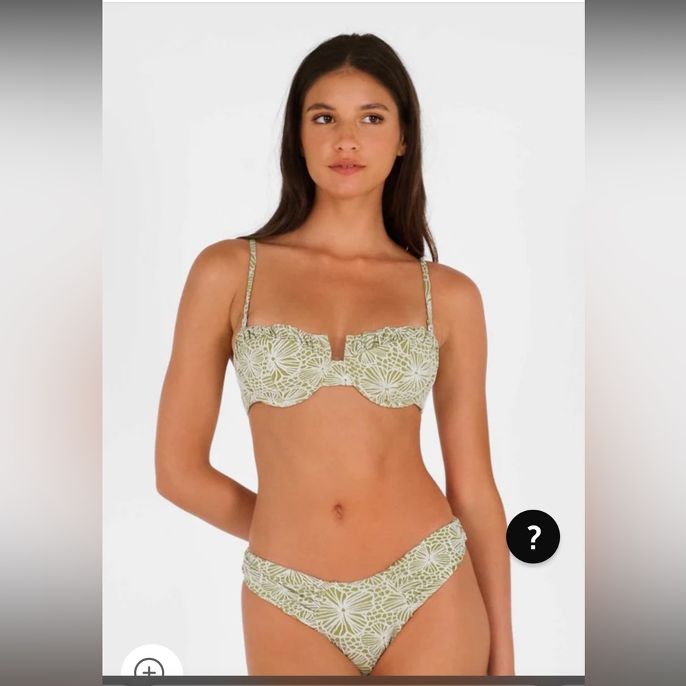 Blackbough Swim Audrey Bikini
Set in Sage Jacquard